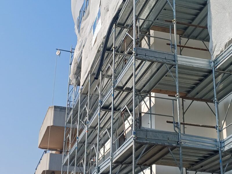 impalcatura ristrutturazione casa