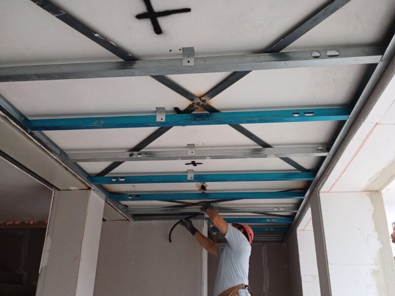 installazione parete cartongesso