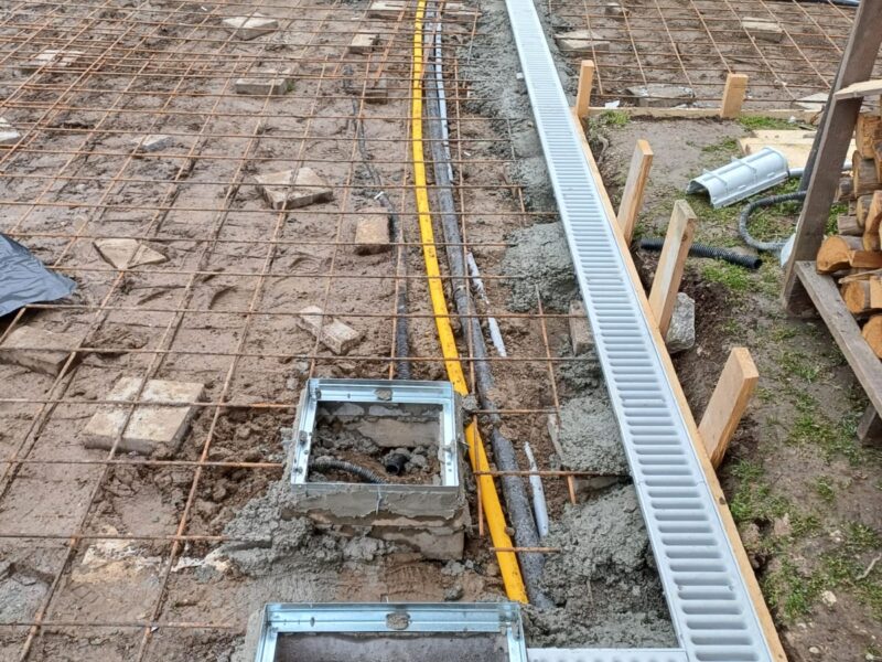Pavimento industriale con quarzo elicotterato Padova