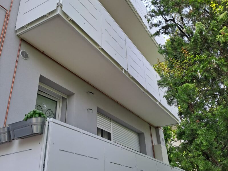 Rivestimento terrazze e facciate esterne con cappotto condominio Padova